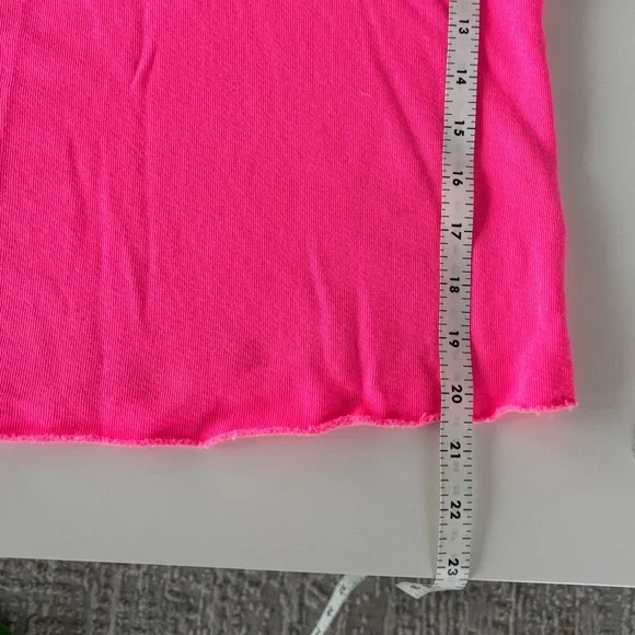 Michael Lauren Neon Pink Travis Sweatshirt, Small - Picture 7 of 8